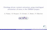 Ontology-driven content extraction using interlingual ...
