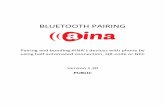 Bluetooth Pairing - AINA PTT