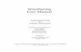 WordSpring User Manual - WordSpring: Best phonics word ...