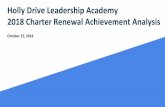 Holly Drive Leadership Academy 2018 Charter Renewal ...
