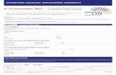 EXHIBITION PACKAGE APPLICATION CONTRACT