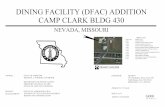 DINING FACILITY (DFAC) ADDITION CAMP CLARK BLDG 430