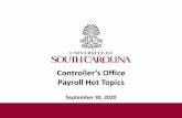 Controller’s Office PayrollHotTopics