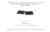 IPRAW Application Note for W5100S - WIZnet