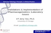 Validations & Implementation of Pharmacogenomics ...