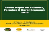 Green Paper on Farmers, Farming & Rural Economy 2018