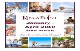 January thru April 2019 Bus Book ... - Kings Point Suncoast