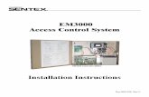 EM3000 ACCESS CONTROL SYSTEM - Gate Openers Gate Operators