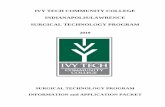 IVY TECH COMMUNITY COLLEGE INDIANAPOLIS/LAWRENCE SURGICAL …
