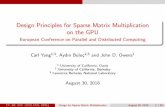 Design Principles for Sparse Matrix Multiplication on the GPU
