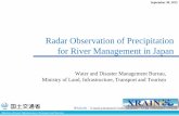 Radar Observation of Precipitation for River Management in ...