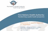 First Nations Health Authority - CCHL – CCLS