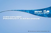 CRYOPUMP PRODUCT CATALOGUE - SHI Cryogenics
