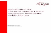 Specification for Electrical Service Lateral Raceways ...