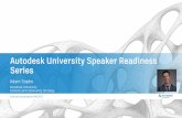 Autodesk University Speaker Readiness Series