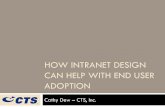 HOW INTRANET DESIGN CAN HELP WITH END USER ADOPTION