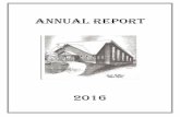 YEAR END REPORT 2016 ANNUAL REPORT