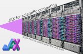 [MODE] JAX for scientific computing