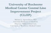 University of Rochester Medical Center Central Line ...