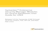 Symantec Enterprise Security Manager Modules for Oracle ...