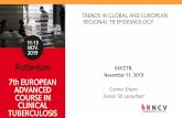 Trends in global and European regional TB epidemiology
