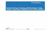 Importing Assay Definition File - Cepheid