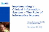 Implementing a Clinical Information System – The Role of ...