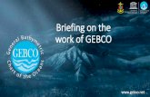 Briefing on the work of GEBCO - Home | IHO