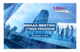 MIIA Cyber Coverage Presentation Nov 1 2018 - MMAAA