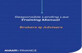 Training Manual Brokers & Advisers
