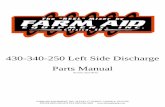 430-340-250 Left Side Discharge Parts Manual