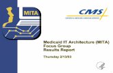 Medicaid IT Architecture (MITA) Focus Group Results Report