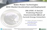 Water Power Technologies MHK Market Acceleration and ...