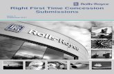 Right First Time Concession - Rolls-Royce Holdings