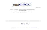 SINGLE EVENT EFFECTS TEST METHOD AND GUIDELINES ESCC …