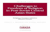 Challenges to Freedom of Religion in Post-Soviet Central ...