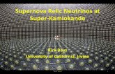 Search for supernova relic neutrinos at Super-Kamiokande - TAUP