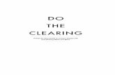 Do the Clearing print corrections