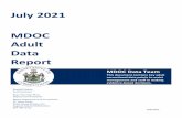 July 2021 MDOC Data Report
