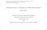 Selected Topics in Statistics for fMRI Data Analysis