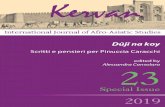 Kervan – International Journal of Afro-Asiatic Studies n ...