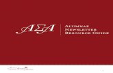 Alumnae Newsletter Resource Guide - alphasigmaalpha.org