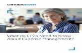 What do CFOs Need to Know About Expense Management?