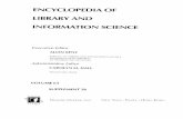 encyclopedia of library and information science - itg library