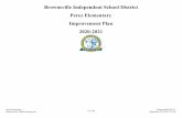 2020-2021 Improvement Plan Perez Elementary Brownsville ...