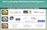 2022 LeadingAge Minnesota Annual Sponsors