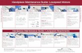 to view a step by step guide to low speed handpiece maintenance