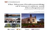 The Moran Professorship of Conservation and Development
