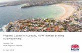 Property Council of Australia, NSW Member Briefing ...