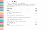 Drinks Menu - 03 JUNE 21